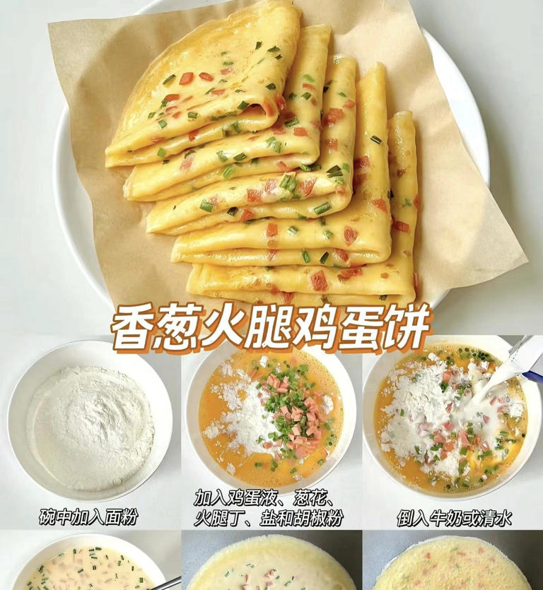 六款巨好吃的早餐饼，有了这配方，谁还去早餐店啊