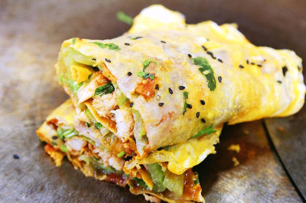 减脂鸡胸肉煎饼果子,懒人必学