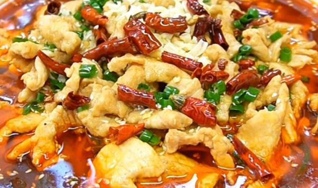 在家做水煮肉片，简单又下饭，比饭店还香！