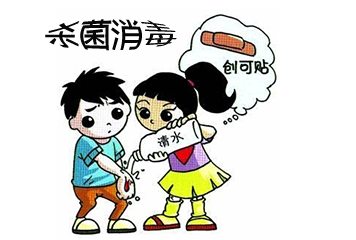再小的伤口只要破皮了都要杀菌消炎处理，不然细菌侵入可能导致败血症