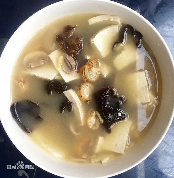 乌龙鲜贝汤养生食谱可解决消化不良