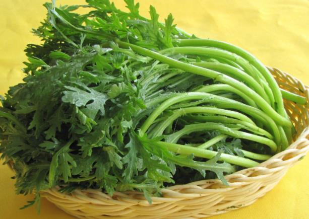 高血压能吃茼蒿吗 胆碱挥发性精油粗纤维降压