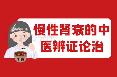 慢性肾衰的中医辨证论治