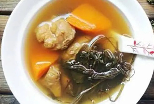 青天葵马蹄猪展汤的食疗制作方法