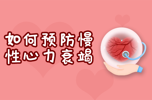 如何预防慢性心力衰竭？