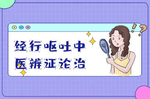 经行呕吐中医辨证论治