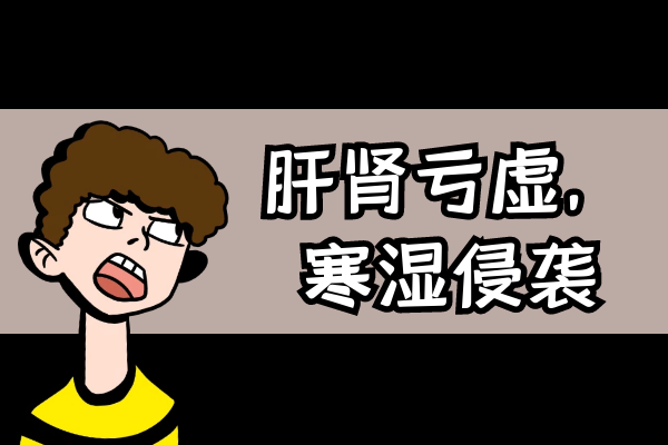 肝肾亏虚,寒湿侵袭 肝肾亏虚,寒湿侵袭